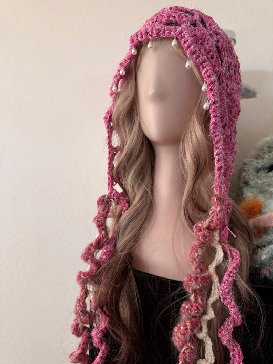 Pearl pink jelly fish