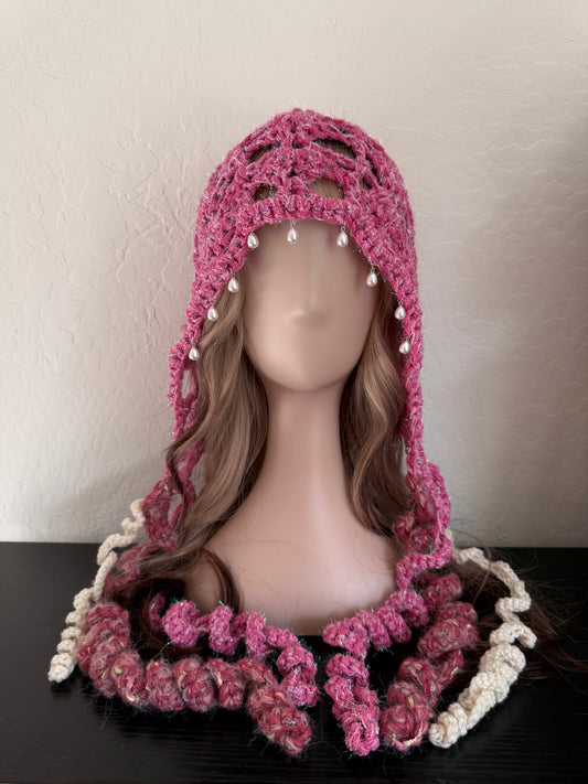 Pearl pink jelly fish