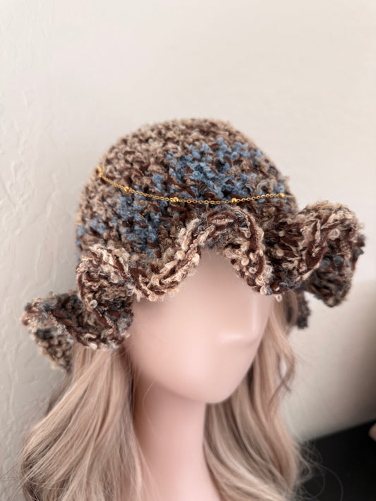 Mocha Chocolate bucket hat